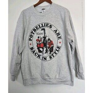 Vintage Maine Sweatshirt Mens XL Potbellies Are Back In Style Made USA 90s